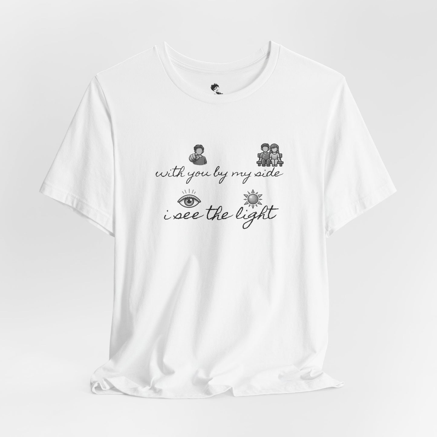 See The Light Western Trauma Lyric White T-Shirt