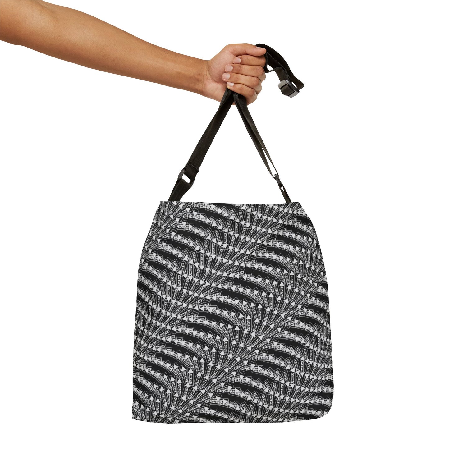 Ramleak One Way Wave Adjustable Tote Bag