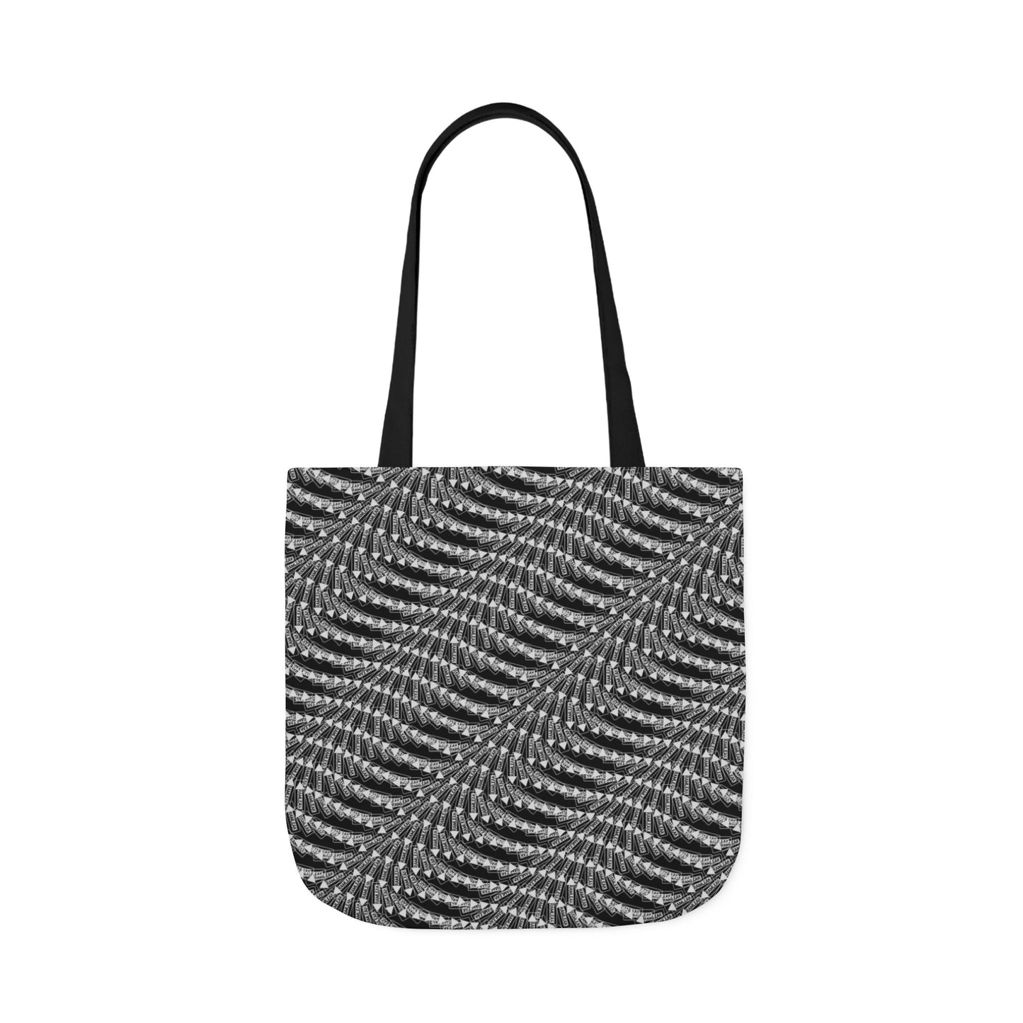 Ramleak One Way Wave Canvas Tote Bag