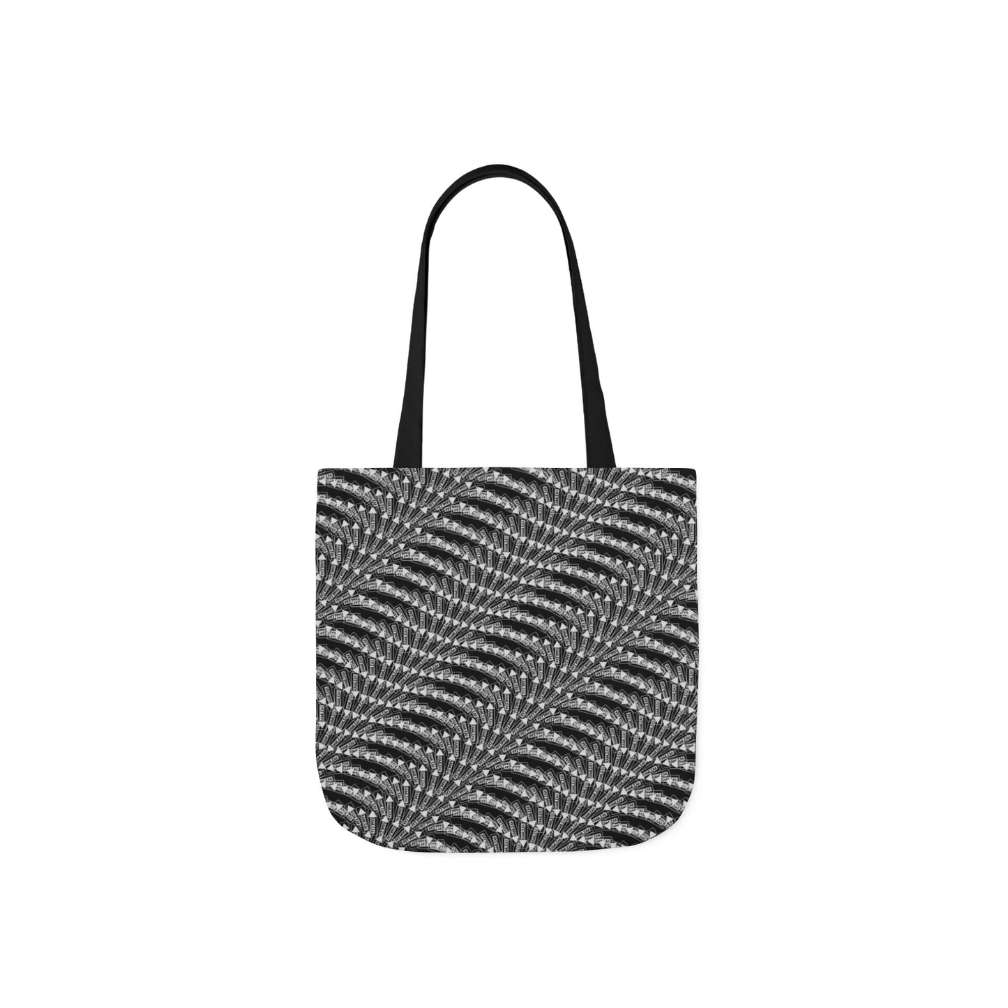 Ramleak One Way Wave Canvas Tote Bag