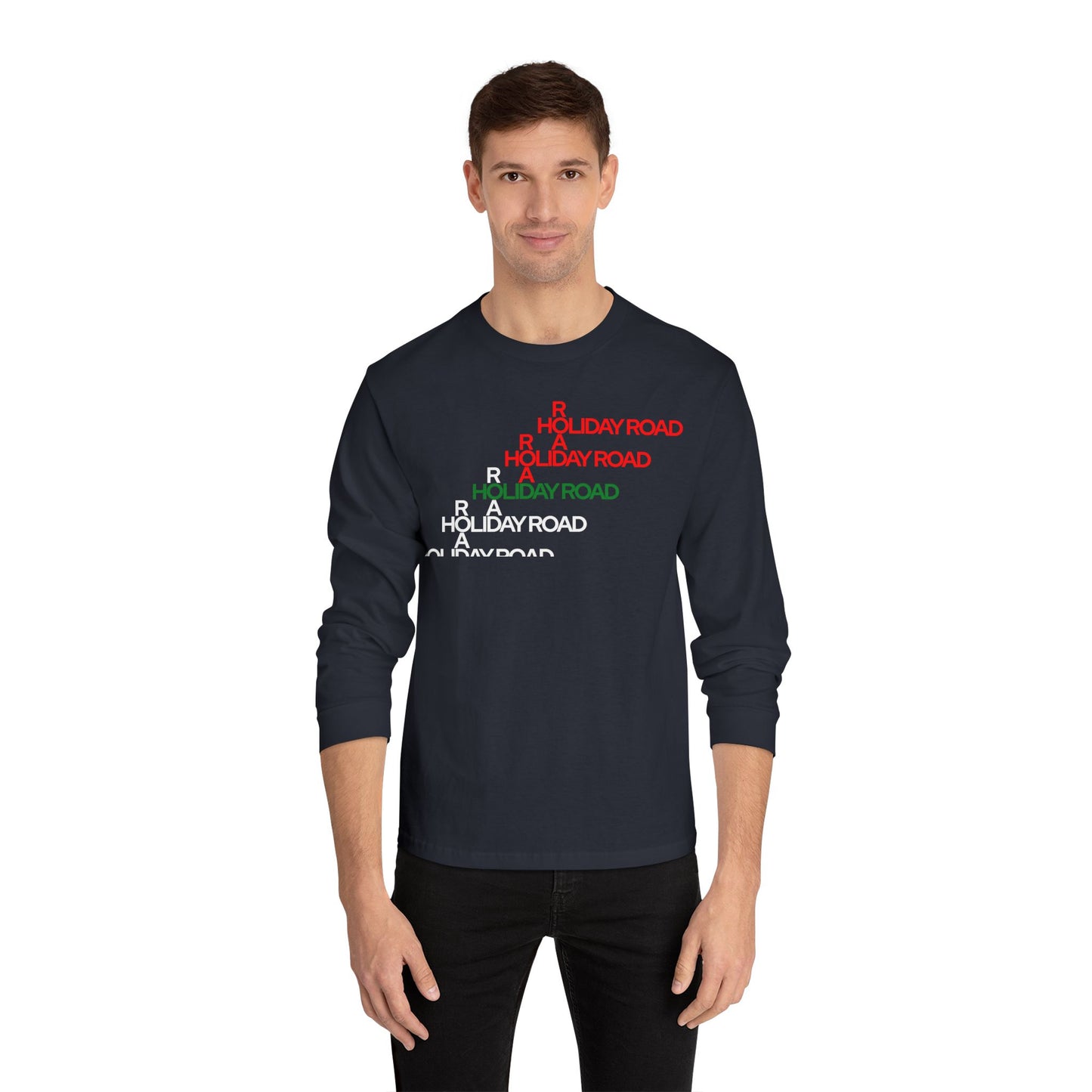 Holiday Road Angle Stack Long Sleeve T-Shirt