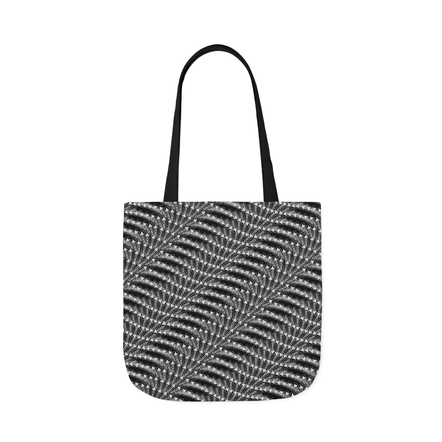 Ramleak One Way Wave Canvas Tote Bag