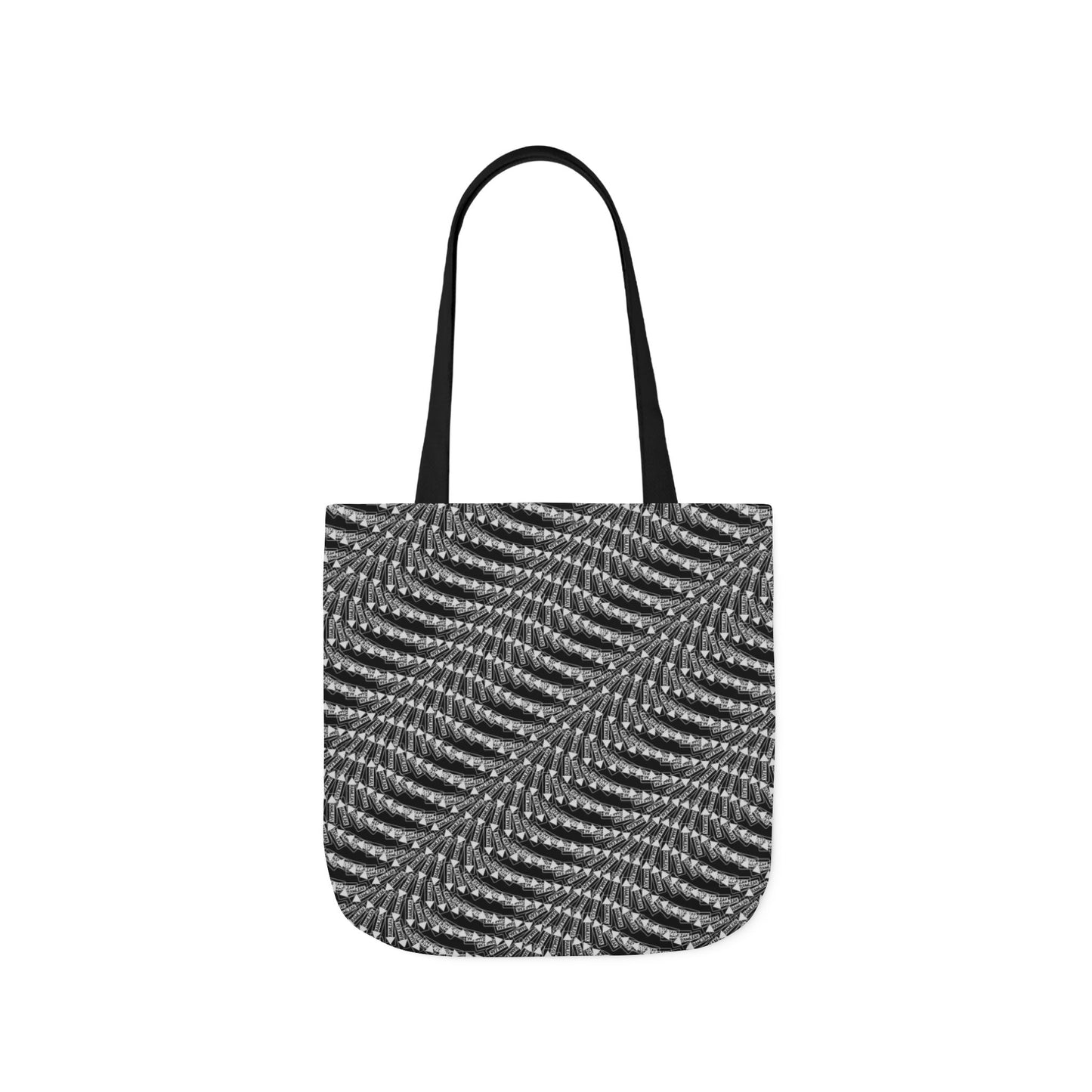 Ramleak One Way Wave Canvas Tote Bag