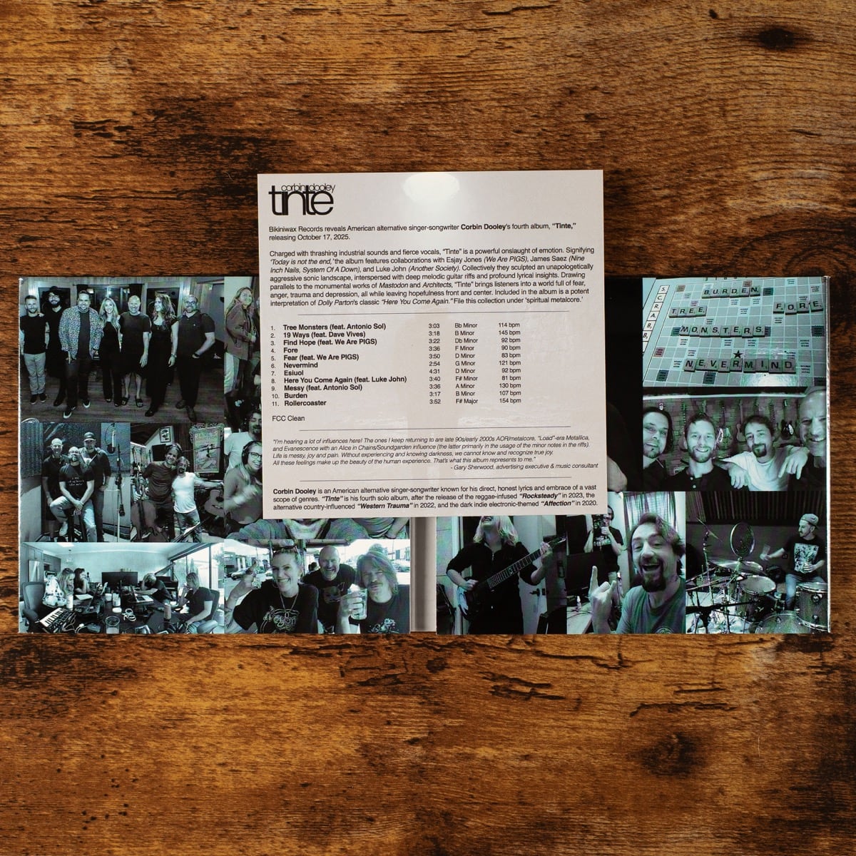 Corbin Dooley – "Tinte" [CD: Limited Digipak]